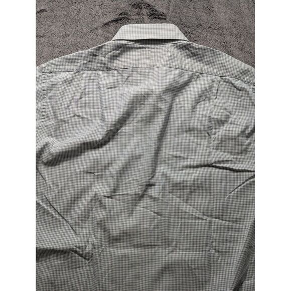 Sulka Long Sleeve Button Up Shirt Men's Size 16 1/2 35 - Picture 9 of 12